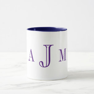 Mug café personnalisé de la Marine