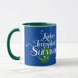 Mug Café personnalisé Survivant de la transplantation