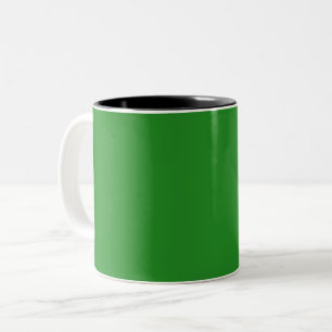 Mug café personnalisé vert forêt
