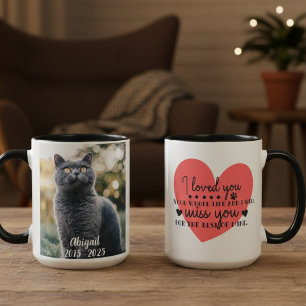 Mug Café photo Pet Memorial recto verso