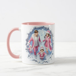 Mug café plaisir neige de Noël