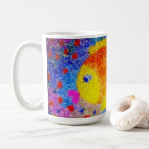 Mug Café Poisson Rouge Fantaisiste Tropical Océan