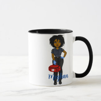 Mug Café pour femme noire Chic à carburant EMT personn