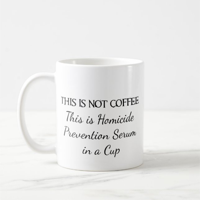 Mug Café - prévention de homicide (Gauche)