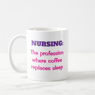 Mug Café professionnel des soins infirmiers Remplacer