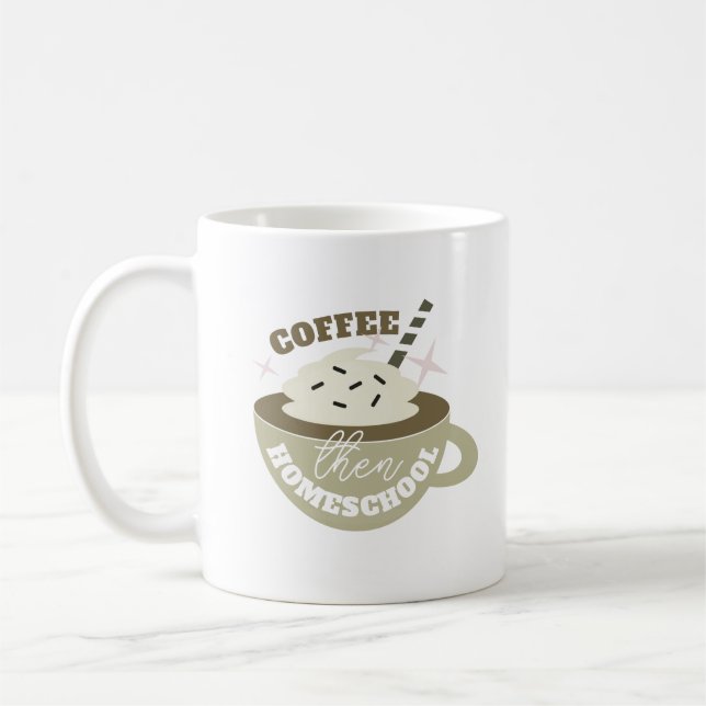 Mug Café Retour à l'école à domicile (Gauche)