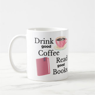 Mug Café rose et auteur de livres