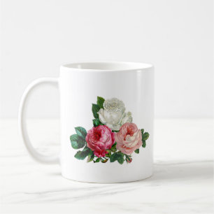 Mug Café Roses Roses Personnalisées Mère de la Mar
