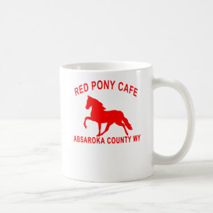 MUG CAFÉ ROUGE DE PONEY