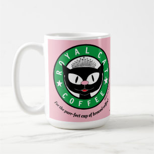 Mug CAFÉ ROYAL CAT Princess Cartoon Cat