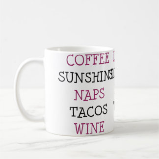 Mug Café Soleil Siestes Tacos Vin