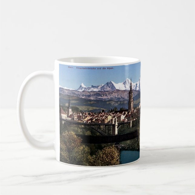 Mug café souvenir - Berne, Suisse (Gauche)