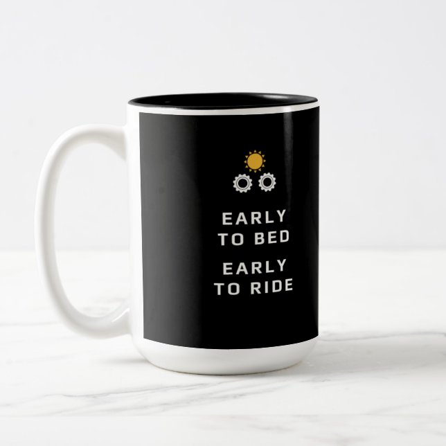 Mug café Sunrise pour le cycliste (Gauche)