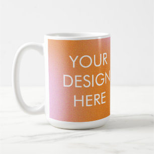 Mug café Super à dégradé personnalisé