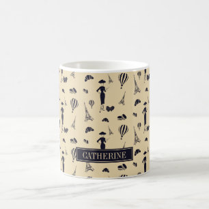 Mug café Vintage classique 50's