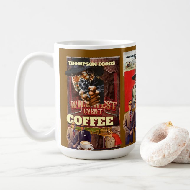 MUG CAFÉ WILD WEST (Avec donut)