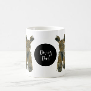Mug café Yorkie foncé pour papa