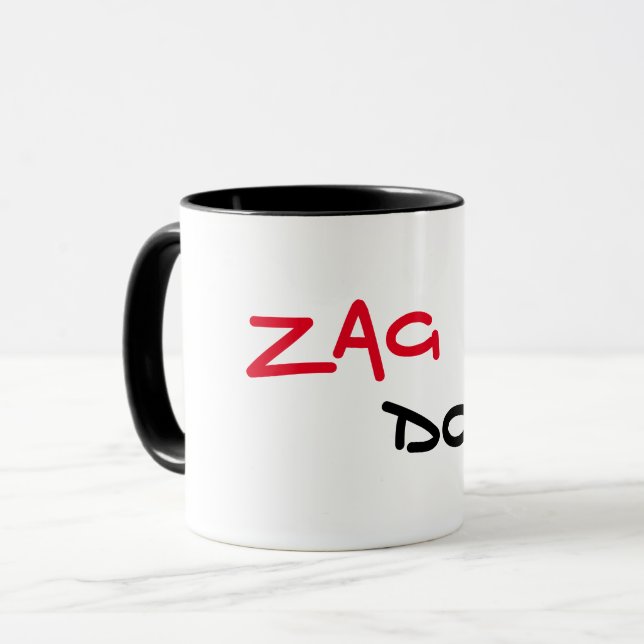 Mug Café Zag Dog Black Trim (Devant gauche)