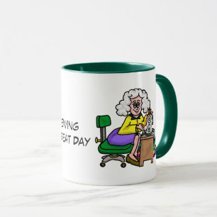 Mug Caféine + Bouge de café à coudre