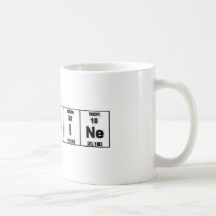 Mug Caféine de Tableau périodique