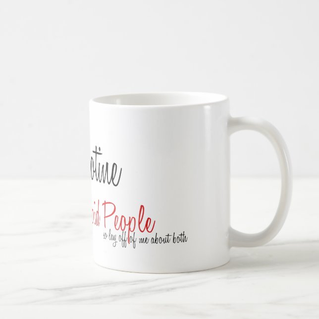 Mug Caféine et nicotine (Droite)