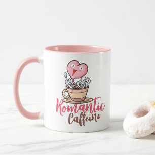 Mug Caféine romantique personnalisable