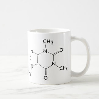 Mug Caféine Structure chimique Musique