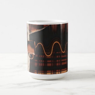 Mug Cafetière Cabine Cosy Carreaux Automne Décoration