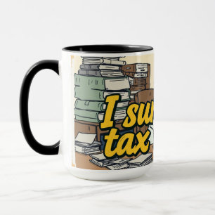 Mug Cafetière de Survie pour la Saison des Impôts CPA