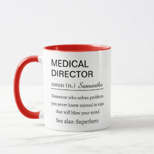 Mug Cafetière Définition Directeur Médical Drôle
