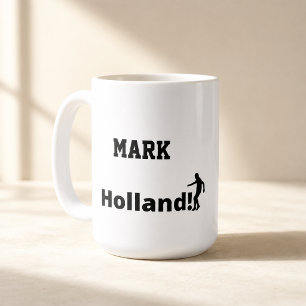 Mug Cafetière personnalisée pour fan de football holla