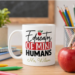 Mug Cahier d'éducateur de mini-humains – Prof drôle