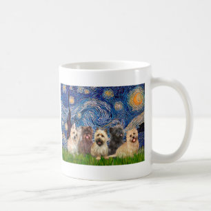 Mug Cairn Terriers (Cinq) - Nuit étoilée