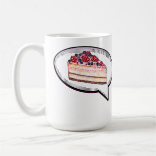 Mug Cake Is My Love Language - Berry Cake Word Balloon