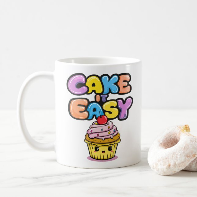 Mug Cake it easy Funny Kawaii Cake (Avec donut)