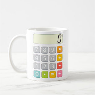 Mug Calculatrice de jour de nombre Conception mathémat