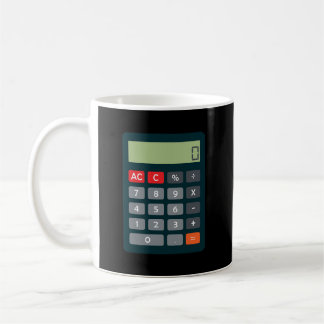 Mug Calculatrice mathématique de costume comptable