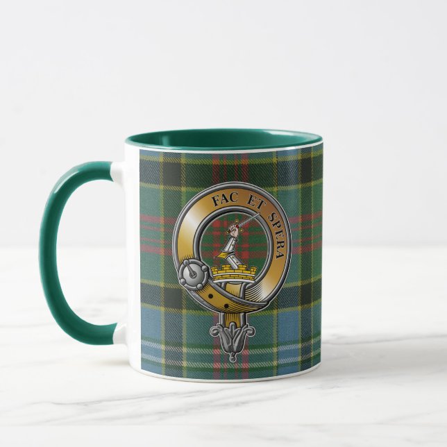 Mug Caldwell Tartan & Badge (Gauche)
