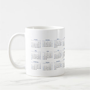 Mug Calendrier mensuel café 2026