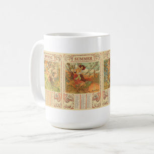 Mug Calendriers Art nouveau de l'ère victorienne par M