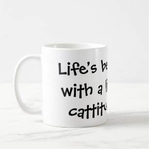 Mug Calico Kitten Whimsical avec attitude