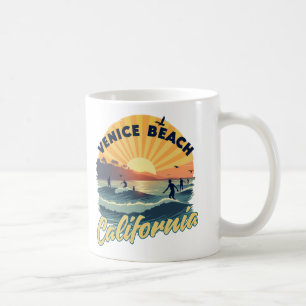 Mug Californie : Le paradis du Surf d'or