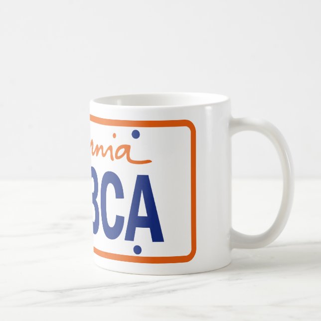 MUG CALIFORNIE MEDAL LOVE REGISTRATION (Droite)
