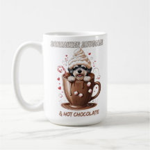 Câlins de Schnauzer & Chocolat Chaud