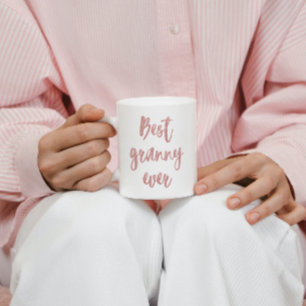 Mug Calligraphie Parties scintillant rose Meilleure Ma