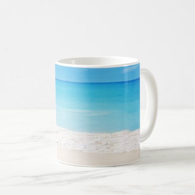 Mug Calme de la muqueuse de plage (Devant droit)