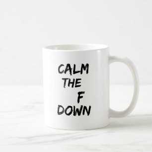 Mug Calmez le F attaquent vers le bas