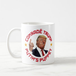Mug Camarade Trump : La marionnette de Poutine, illust