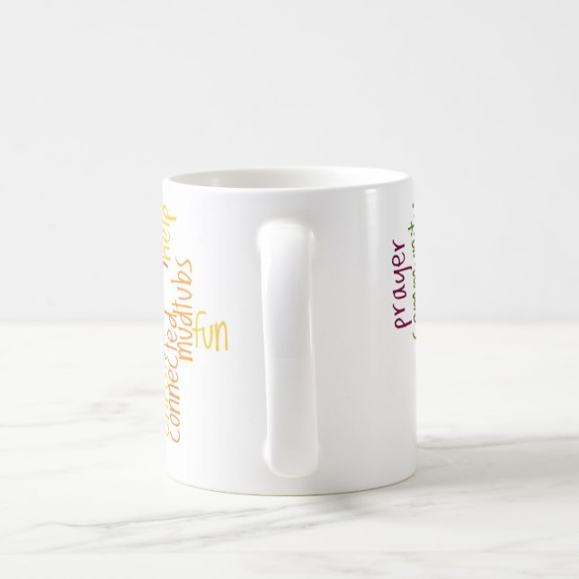 Mug Camaraderie de bible de Wordle Royersford (Poignée)