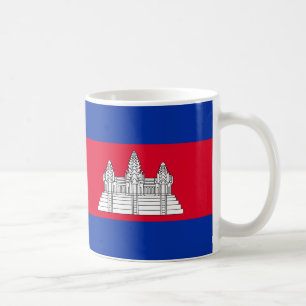 Mug Cambodge Drapeau en céramique Musique